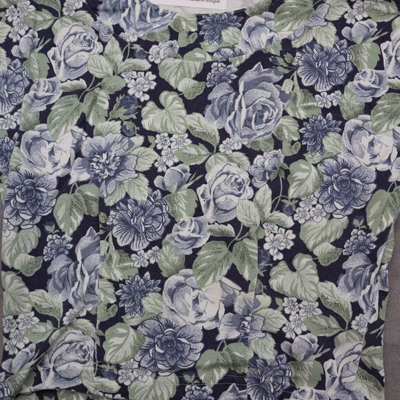 Best American Clothing Co Shirt Womens S Multicolor Floral Cropped Pullover - Picture 11 of 16